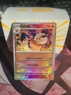 2025 Pokemon Prismatic Evolutions Flareon #013/131 POKEBALL TCG NM!!! - Image 1