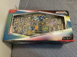 Lucario And Tyranitar Ex Pokemon TCG Prismatic EX Premium Collection Box Set - Image 1