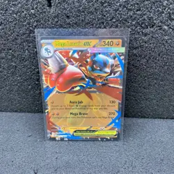 Pokemon TCG Mega Evolution Mega Lucario ex 077/132 English NM - Image 1