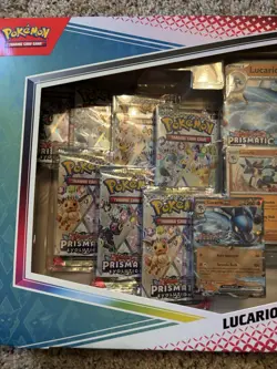 Pokemon Prismatic Evolutions Premium Collection Lucario Ex & Tyranitar Ex Sealed - Image 2