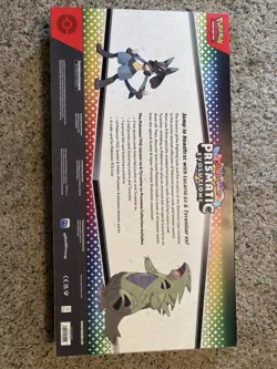 Pokemon Prismatic Evolutions Premium Collection Lucario Ex & Tyranitar Ex Sealed - Image 4