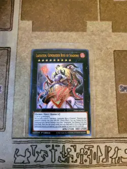 YUGIOH LAEVATEIN GENERAIDER BOSS OF SHADOWS PHHY-EN047 ULTRA 1ST ED NM - Image 1