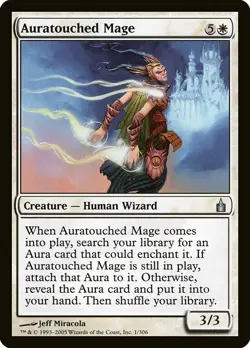 (1x) AURATOUCHED MAGE - Ravnica: City of Guilds - MTG Magic the Gathering Card - Image 1