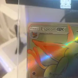 Espeon GX 152/149 - Rainbow Secret Rare - Sun & Moon Base Pokemon Card NM - Image 4