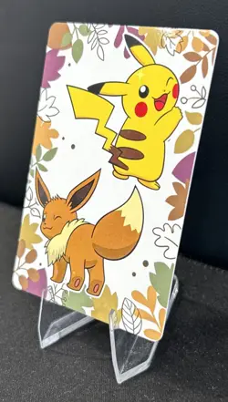 Pokemon Pikachu & Eevee Pronto Promo Card - Image 2