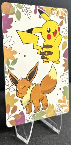 Pokemon Pikachu & Eevee Pronto Promo Card - Image 3