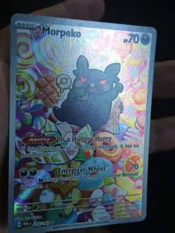 Morpeko 206/182 Paradox Rift 2023 Holo Illustration Pokemon Card TCG NM - Image 4
