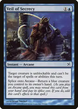 (1x) VEIL OF SECRECY - Betrayers of Kamigawa - MTG Magic the Gathering Card - Image 1