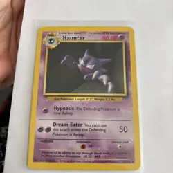 HAUNTER Base Set 29/102 Uncommon Pokemon Card Unlimited Edition - Image 2