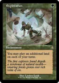 MTG English Exploration (Retro Frame) NM Normal Dominaria Remastered - Image 1