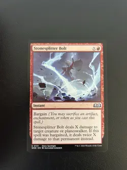 Stonesplitter Bolt - Mtg: Wilds of Eldraine Regular Uncommon 151 - Image 1