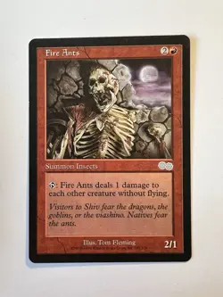 Fire Ants - MTG Urza's Saga - LP - Image 1
