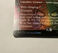 Scarlet Spider, Ben Reilly (Borderless) 0214 Marvel's Spider-Man Foil MTG M/NM - Image 2