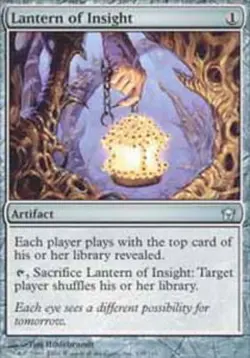 MTG Lantern of Insight, Fifth Dawn, Heavily Played, English - Image 1