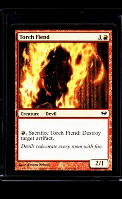 2012 MTG Magic the Gathering DKA Dark Ascension #106 Torch Fiend LP - Image 1