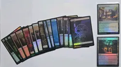 Lot of 18 Foil Full art Land card Marvel's Spider-Man lot MTG - Image 1