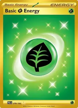 Pokemon Basic Grass Energy - 278 NM 1st Edition Normal SV02: Paldea Evolved - Image 1