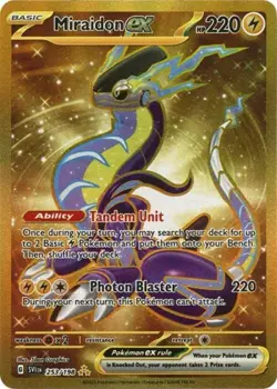 Pokemon Miraidon ex - 253 NM 1st Edition Normal Scarlet and Violet: Base Set - Image 1