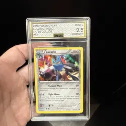 Lucario 63/124 Cosmos Holo - Pokemon XY Fates Collide MINT 9.5 - Image 1
