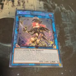 Yugioh! Summon Sorceress - BLMM-EN157 - Secret Rare - 1st Edition Near Mint, Eng - Image 1