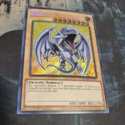 Yugioh Blue-eyes white dragon secret rare chibi blmm-en001 NM - Image 1