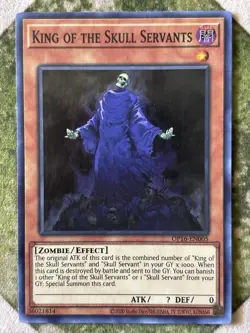 YuGiOh KING OF THE SKULL SERVANTS Super Rare OP16-EN005 - Image 2