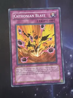 Chthonian Blast - DP2-EN028 - Common - 1st Edition - MP YuGiOh! - Image 1