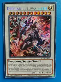 Near Mint Yugioh Despian Luluwalilith CYAC-EN042 Secret Rare 1st Edition - Image 1
