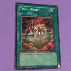 YuGiOh Toon World MRL-076 - 1st Edition Super Rare 1996 - Never Played NM/M - Image 3