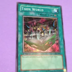 YuGiOh Toon World MRL-076 - 1st Edition Super Rare 1996 - Never Played NM/M - Image 4