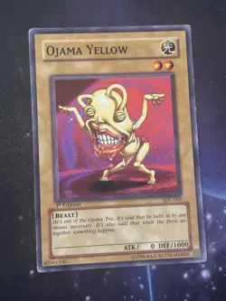 Ojama Yellow - IOC-001 - Common - 1st Edition MP Yugioh Invasion of Chaos - Image 1