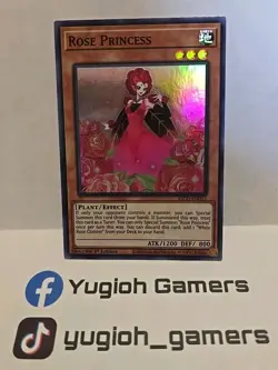 YUGIOH ROSE PRINCESS KICO 1ST EDITION SUPER LIGHT PLAYED - Image 1