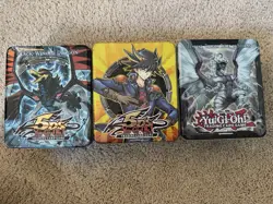 Yu-Gi-Oh Lot of 3 Empty Card Tins Yugioh 5DS - Image 1