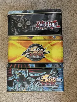 Yu-Gi-Oh Lot of 3 Empty Card Tins Yugioh 5DS - Image 2