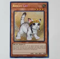 Rescue Cat (Alt Art) - RA02-EN001 - Secret Rare - NM - 1st ed - Yugioh - Image 1