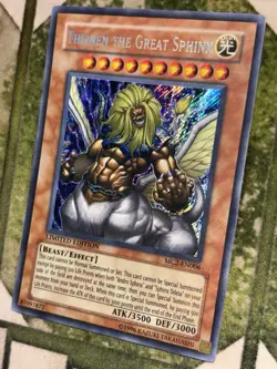 YuGiOh THEINEN THE GREAT SPHINX Secret Rare Limited Edition MC2-EN006 - Image 1