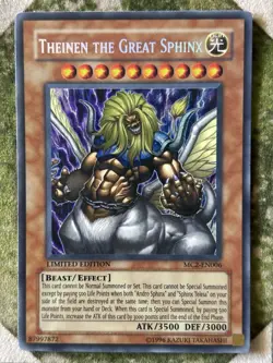 YuGiOh THEINEN THE GREAT SPHINX Secret Rare Limited Edition MC2-EN006 - Image 2