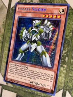 YuGiOh GALAXY SOLDIER Prismatic Secret Rare WSUP-EN010 - Image 1