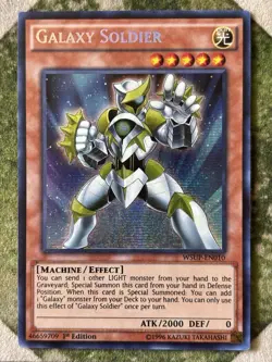 YuGiOh GALAXY SOLDIER Prismatic Secret Rare WSUP-EN010 - Image 2