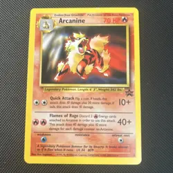 Black Star Promo Arcanine #6 Pokemon Card WOTC 1999 NM - Image 1