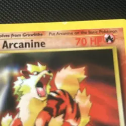 Black Star Promo Arcanine #6 Pokemon Card WOTC 1999 NM - Image 4