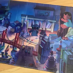 Lilo And Stitch Rubber Playmat Play Mat For Tcg Trading Card Games Lorcana - Image 2