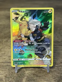 Pokemon TCG Pikachu TG05/TG30 Swsh11: Lost Origin Trainer Gallery Holo Card - Image 1
