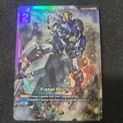 Gundam Card Game English Fatal Strike C+ Alternate Foil - Image 1