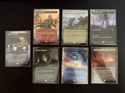 Land Cards Set(Borderless) Modern Horizons 3. Magic The Gathering. Near Mint. - Image 1