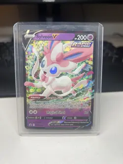 Sylveon V SWSH202 NM Holofoil Promo Rare Pokemon Card - Image 1