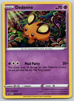 Dedenne - Promo SWSH: Sword & Shield Promo Cards SWSH080 NM - Image 1
