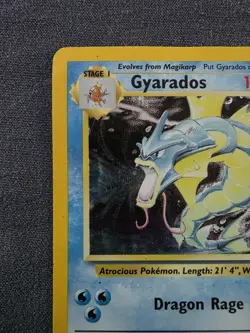 Gyarados 7/130 Base Set 2 Holo Rare Vintage Pokemon Card - NM / LP - Image 2