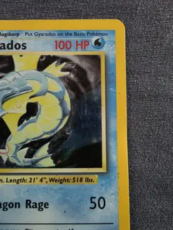 Gyarados 7/130 Base Set 2 Holo Rare Vintage Pokemon Card - NM / LP - Image 5