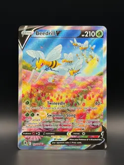 Beedrill v Alternate Full Art Holo Card 161/189 Swsh10: Astral Radiance - Image 1
